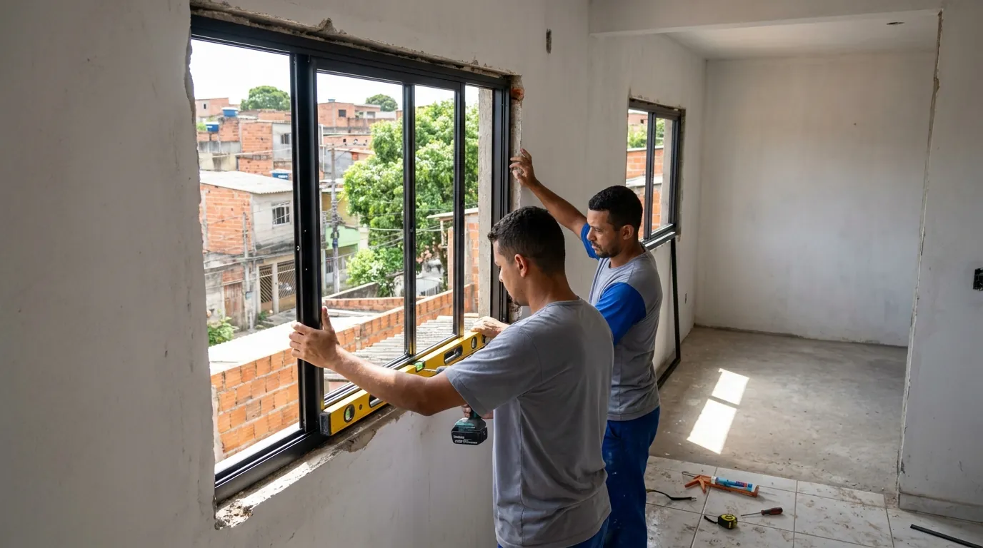 Produção de Portas e Janelas em Uberaba‑MG