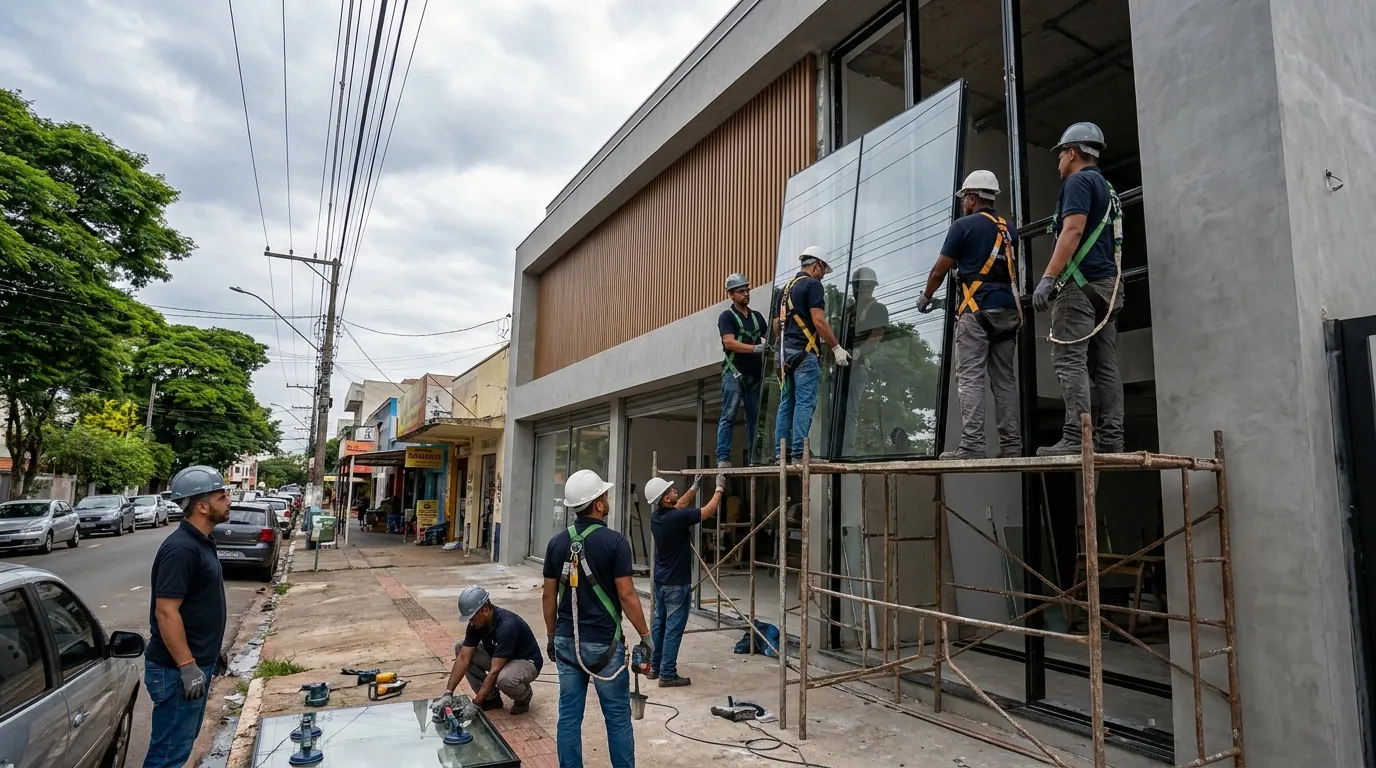 Fachada de Vidro na Boa Vista, Uberaba‑MG