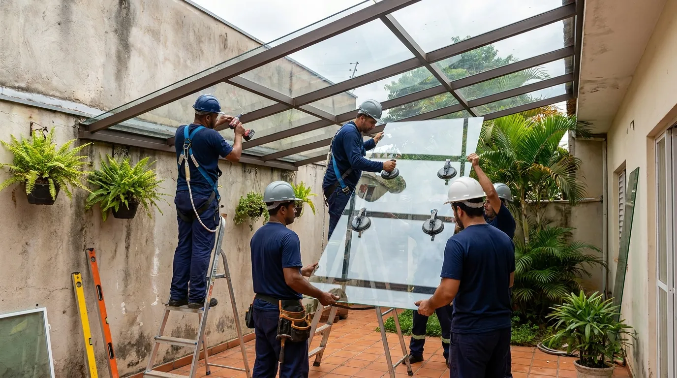 Fechamento de Churrasqueira em Uberaba‑MG
