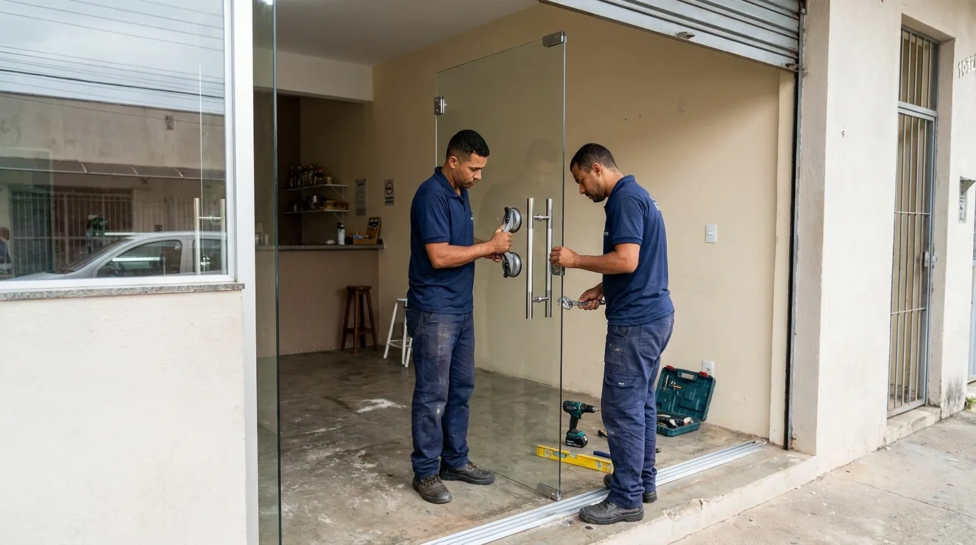 Portas em Vidro na Boa Vista, Uberaba‑MG